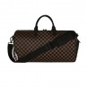 Sprayground Borsa Duffle Emboss Check 2 Moro