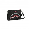 Sprayground Pochette Scribble Shark Nero