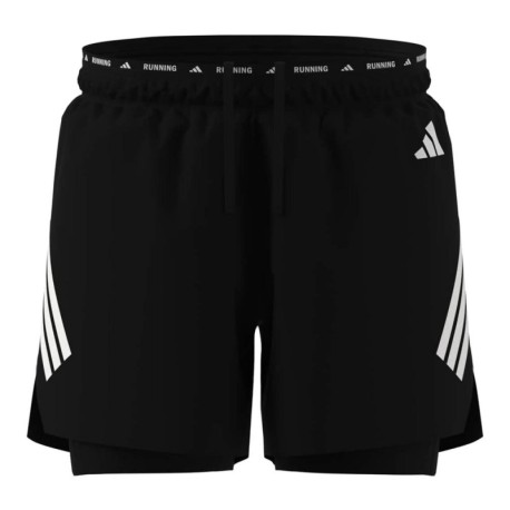 ADIDAS Pantaloncini Running Adi365 Formotion 2In1 Nero Uomo