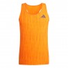 ADIDAS Canotta Running Adizero Arancio Uomo