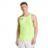 ADIDAS Canotta Running Adizero Essential Lime Uomo