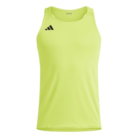 ADIDAS Canotta Running Adizero Essential Lime Uomo