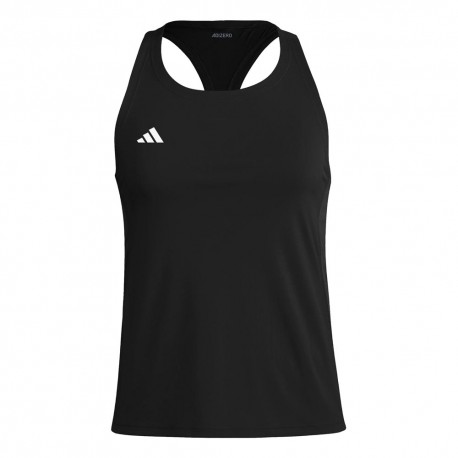 Adidas Donna Nero Canottiera Da Adizero Essentials - Immagine 2