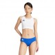 ADIDAS Crop Top Running Adizero Essential Bianco Uomo