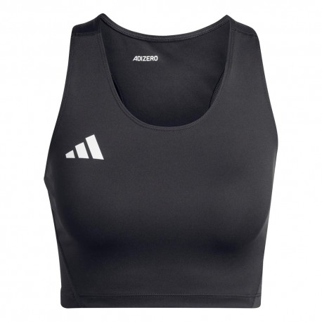 Adidas Donna Nero T-Shirt Da Adizero Essentials - Immagine 2