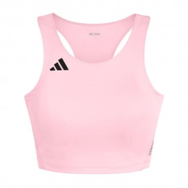 ADIDAS Crop Top Running Adizero Essential Rosa Donna