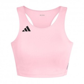 ADIDAS Crop Top Running Adizero Essential Rosa Donna