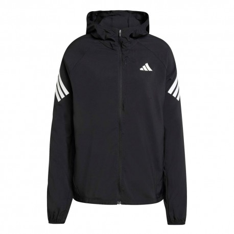 Adidas Donna Noir Giacca Con Cappuccio Da Adi365 3S - Immagine 2