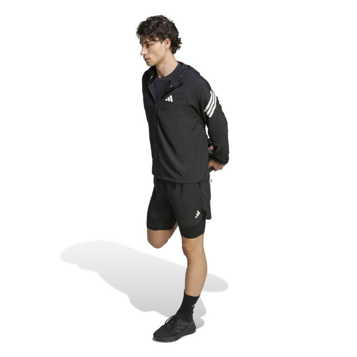 ADIDAS Giacca Running Adi365 Nero Bianco Uomo