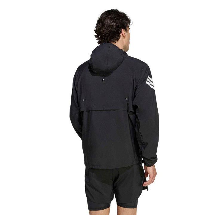 ADIDAS Giacca Running Adi365 Nero Bianco Uomo