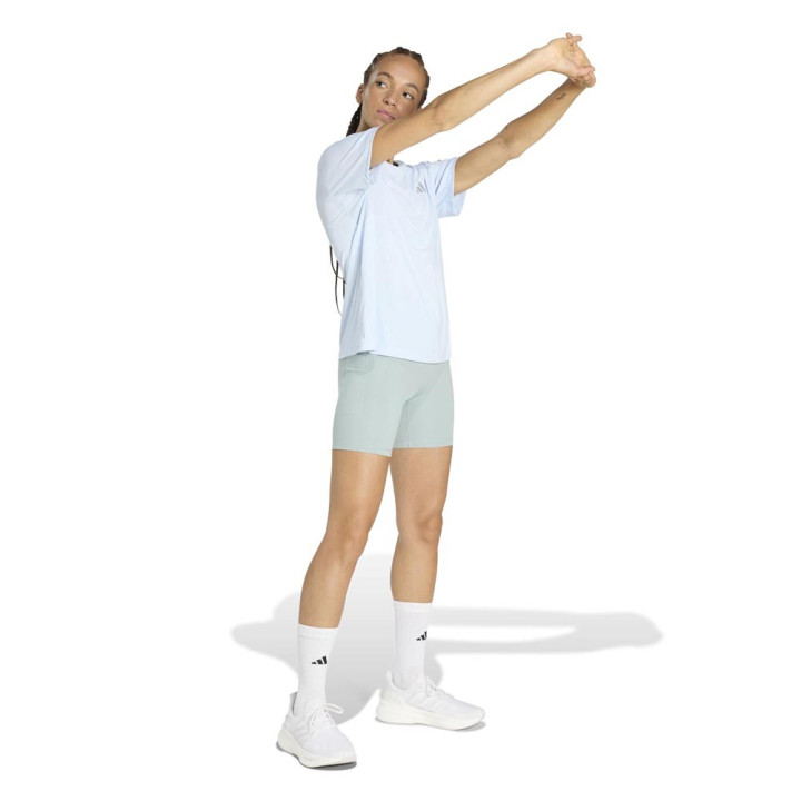 ADIDAS Maglia Running Adi365 Basic Light Blu Uomo