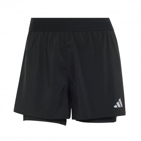 ADIDAS Pantaloncini Running Adi365 Basic 2In1 Nero Donna