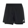 ADIDAS Pantaloncini Running Adi365 Basic 2In1 Nero Donna