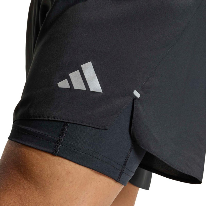 ADIDAS Pantaloncini Running Adi365 Basic 2In1 Nero Uomo