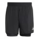 ADIDAS Pantaloncini Running Adi365 Basic 2In1 Nero Uomo