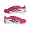 ADIDAS Predator Elite Ft Fg J Rosso Nero Bianco - Scarpe Da Calcio Bambino