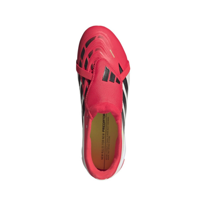 ADIDAS Predator League Ft Fg J Rosso Nero Bianco - Scarpe Da Calcio Bambino