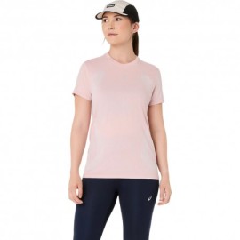 Asics Crop Top Running Road Seamless Ss Morganite Crystal Rosa Donna