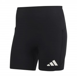 ADIDAS Pantaloncini Running Tight Adizero Nero Bianco Uomo
