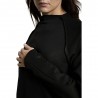 Iceport Maglia Maniche Lunghe Collo Vulcano Nero Donna