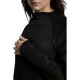 Iceport Maglia Maniche Lunghe Collo Vulcano Nero Donna