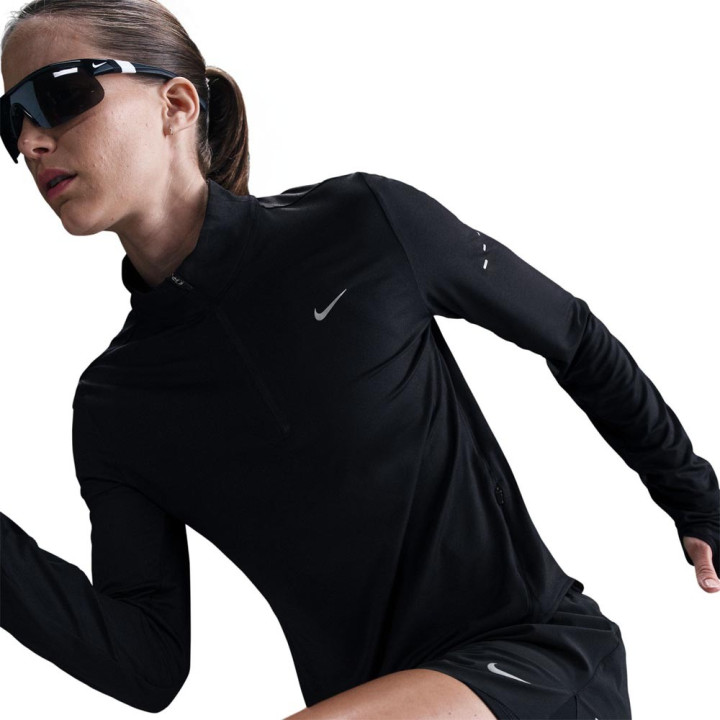 Nike Maglia Running Top Swift Sapphire Argento Donna