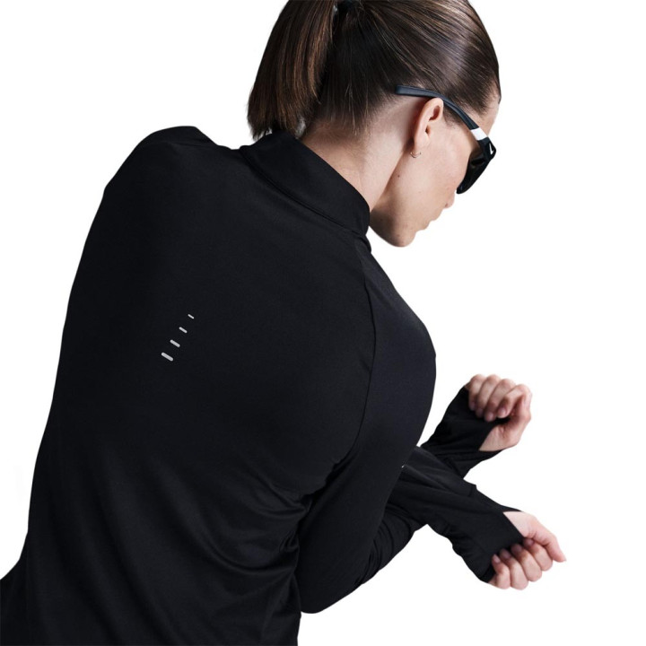 Nike Maglia Running Top Swift Sapphire Argento Donna