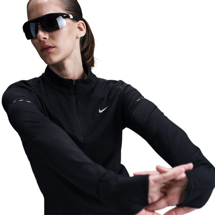 Nike Maglia Running Top Swift Sapphire Argento Donna