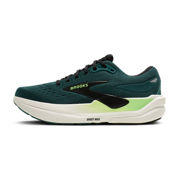 Brooks Ghost Max 3 Atlantic Deep Nero Verde - Scarpe Running Uomo