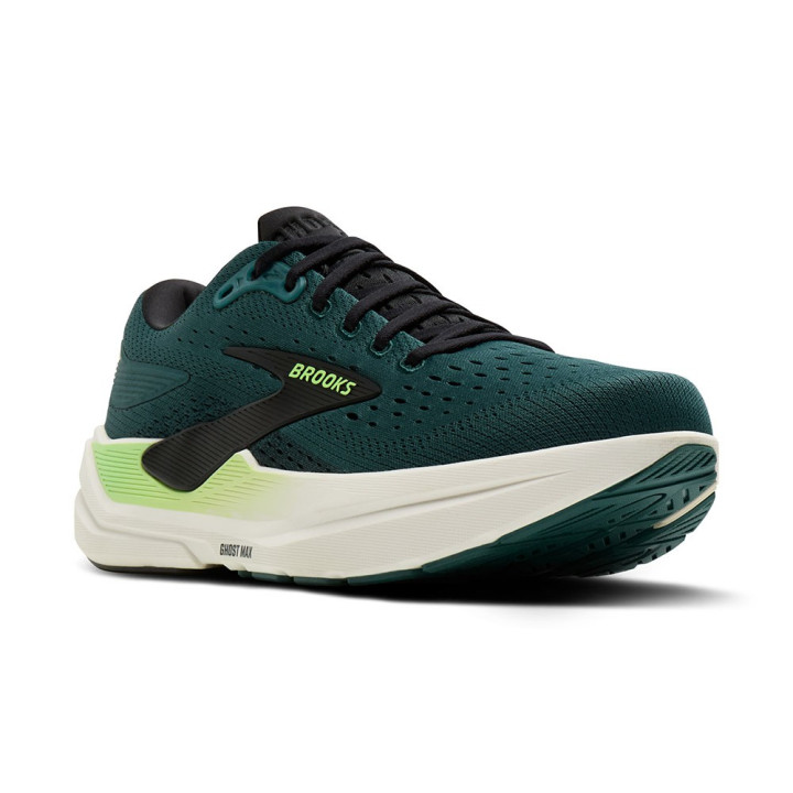 Brooks Ghost Max 3 Atlantic Deep Nero Verde - Scarpe Running Uomo
