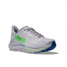 Hoka Clifton 10 Ash Grigio Neon Verde - Scarpe Running Uomo