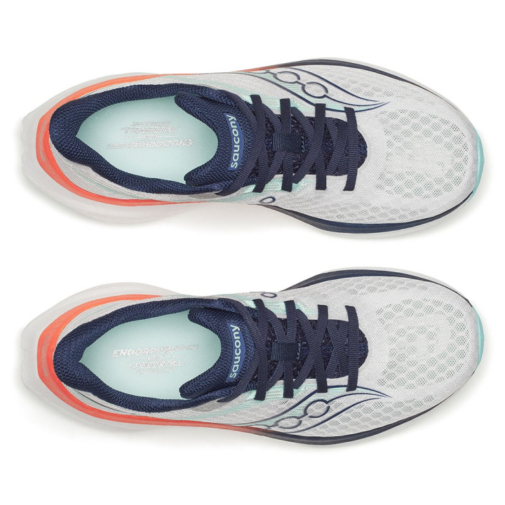 Saucony Endorphine Speed 5 Bianco Navy - Scarpe Running Donna