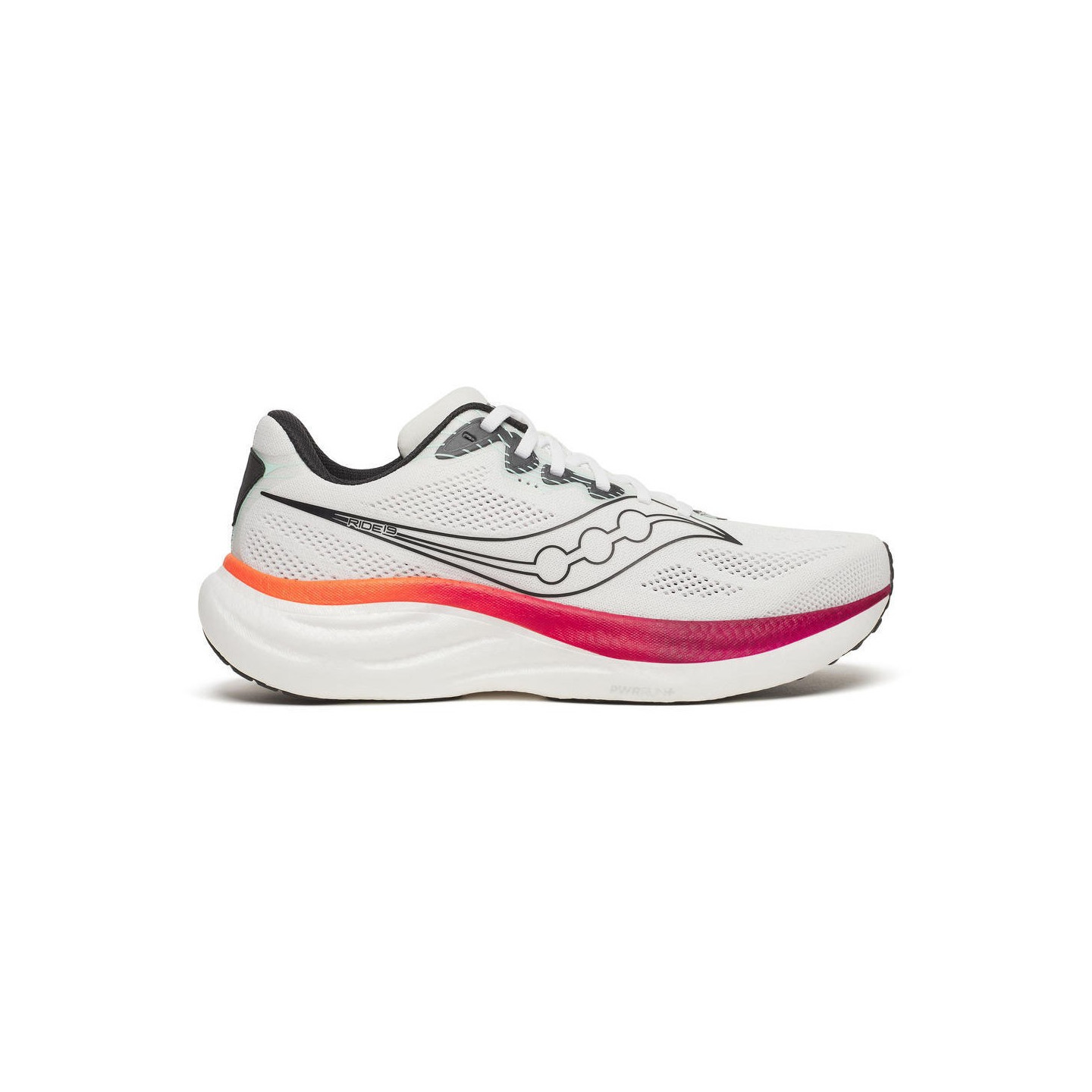 Scarpe Saucony Ride 19 Bianco Rosso SS26, Taglia 46 - EUR - Immagine 3