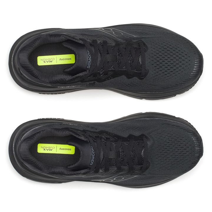 Saucony Guide 19 Triple Nero - Scarpe Running Uomo