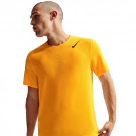 Nike T-Shirt Running Aeroswift Dri-Fit Laser Arancio Nero Uomo