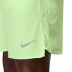 Nike Pantaloncini Running Df Challenger 7" Lime Blast Argento Uomo