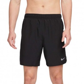Nike Pantaloncini Running Df Challenger 7" Nero Argento Uomo