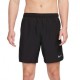 Nike Pantaloncini Running Df Challenger 7" Nero Argento Uomo