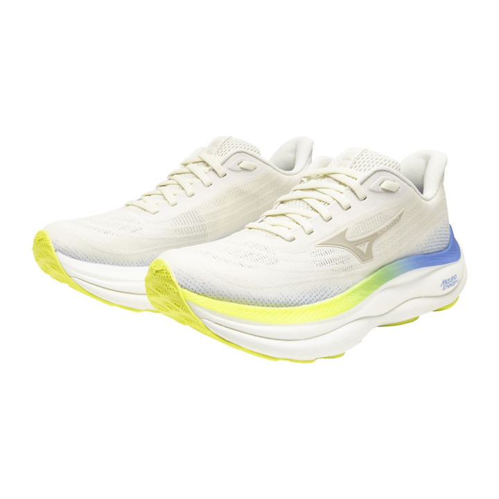 Mizuno Wave Sky 9 Snow Bianco Surf The Web - Scarpe Running Donna