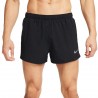 Nike Pantaloncini Running Df Fast 3" Nero Argento Uomo