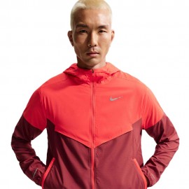 Nike Giacca Running Impossibly Light Windrunner Lt Crimson Reflectiv Uomo