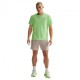 Nike T-Shirt Running Df Miler Lime Blast Argento Uomo