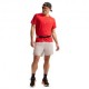 Nike T-Shirt Running Df Miler Lt Crimson Argento Uomo