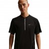 Nike T-Shirt Running Retro Track Nero Argento Uomo