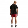 Nike T-Shirt Running Retro Track Nero Argento Uomo