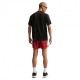 Nike T-Shirt Running Retro Track Nero Argento Uomo