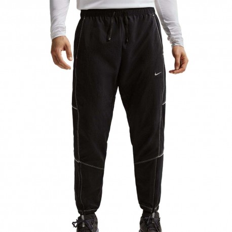 Nike Pantaloni Running Retro Track Nero Argento Uomo