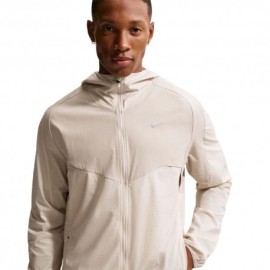 Nike Giacca Running Stride Cream Mink Brown Argento Uomo