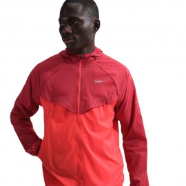 Nike Giacca Running Stride Uv Rpl Team Crimson Lt Crimson Uomo
