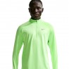 Nike Felpa Running Stride Lime Blast Silv Uomo